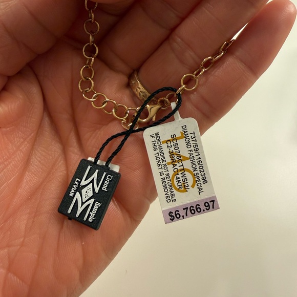 Levian 14k Gold Chain Bracelet. - Picture 3 of 12